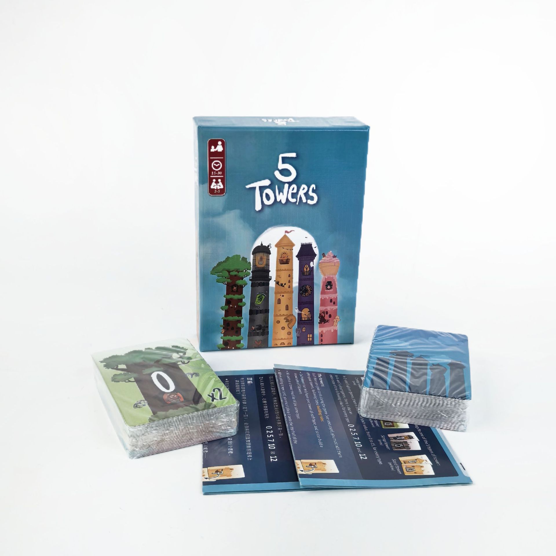 Gra planszowa 5 Towers - układ – Strategy Board Game recenzja i cena